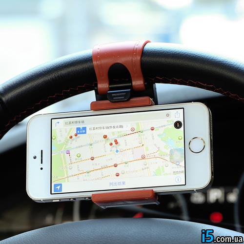 Тримач авто на кермо для Iphone Тримач авто на кермо для Iphone