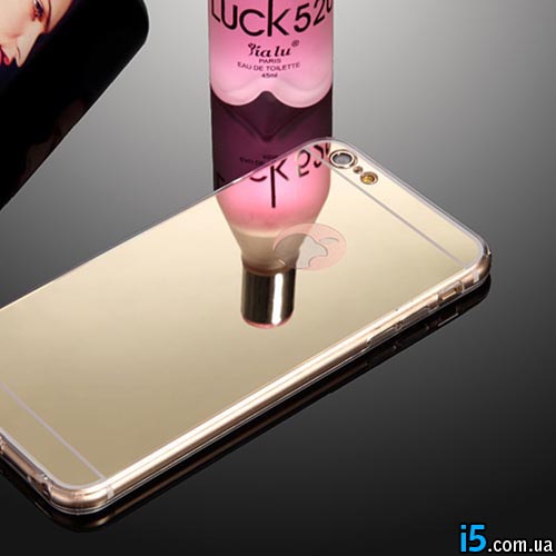 Чохол золотий дзеркальний на Iphone 6 plus Чохол золотий дзеркальний на Iphone 6 plus