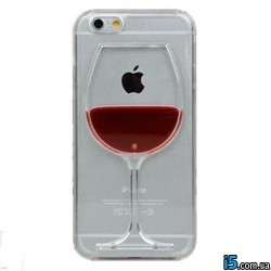 Чохол з рідиною вино на Iphone 6 plus Чохол з рідиною вино на Iphone 6 plus