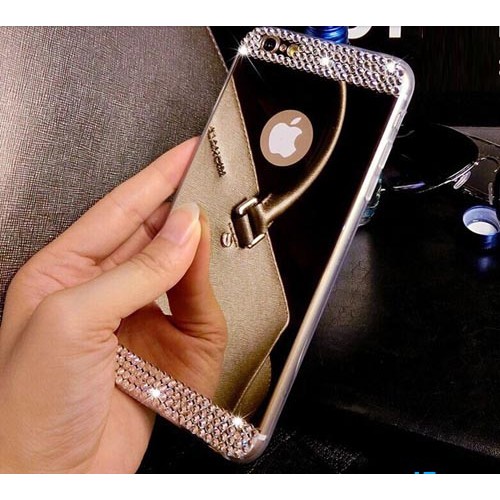 Чохол дзеркальний стрази на Iphone 6 plus Чохол дзеркальний стрази на Iphone 6 plus