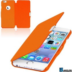 Чохол помаранчевий flip на Iphone 6 plus Чохол помаранчевий flip на Iphone 6 plus
