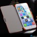 Чохол помаранчевий flip на Iphone 6 plus