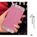 Чохол рожевий стрази на Iphone 5/5s