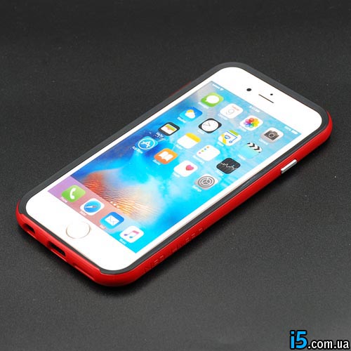 Чохол ребристий червоний на Iphone 6/6s Чохол ребристий червоний на Iphone 6/6s