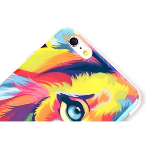 Чохол барвистий лев на Iphone 6/6s