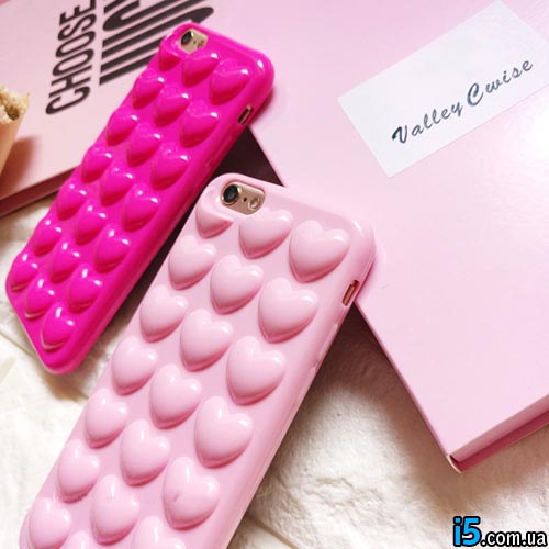 Чохол 3D серце на Iphone 6 plus Чохол 3D серце на Iphone 6 plus