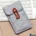 Чохол сірий фетр на Iphone 6 plus