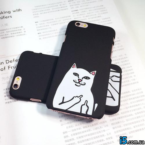 Чохол злий котик на Iphone 6 plus Чохол злий котик на Iphone 6 plus
