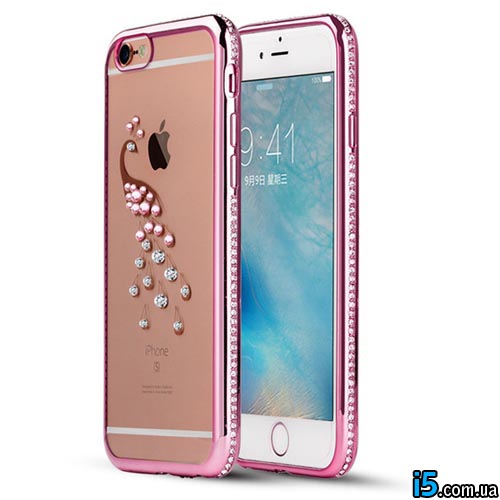 Чохол лебідь зі стразами на Iphone 6/6s Чохол лебідь зі стразами на Iphone 6/6s