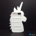 Чохол білий єдиноріг на Iphone 7