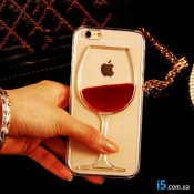 Чохол келих вина на Iphone 7