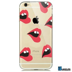 Чохол червоні губи на Iphone 8 PLUS Чохол червоні губи на Iphone 8 PLUS