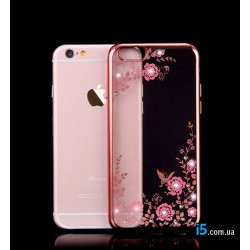 Чохол з рожевими стразами на Iphone 8 PLUS Чохол з рожевими стразами на Iphone 8 PLUS