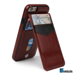 Чохол шкіряний гаманець на Iphone 7 PLUS
