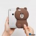 Чохол коричневий ведмедик на Iphone 8 PLUS