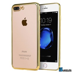 Чохол золота рамка на Iphone 8 PLUS Чохол золота рамка на Iphone 8 PLUS