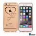 Чохол серце зі стразами на Iphone 7 PLUS