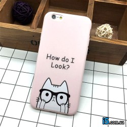 Чохол силіконовий Котик на Iphone 6/6s plus Чохол силіконовий Котик на Iphone 6/6s plus