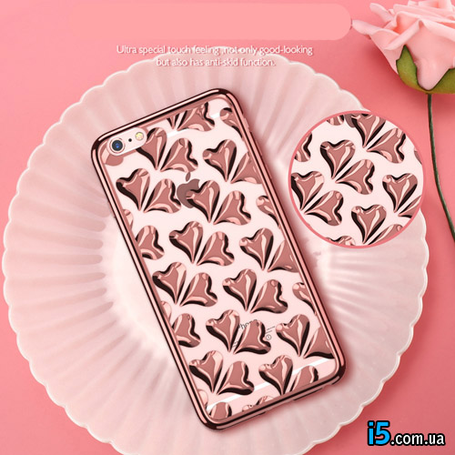 Чохол силіконові Серця на Iphone 6/6s plus Чохол силіконові Серця на Iphone 6/6s plus