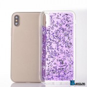 Чохол силіконовий Bling на Iphone X 10