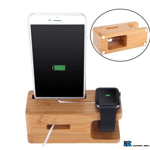 Док станція дерев'яна для Iphone 5/5s 6/6s і Apple watch Док станція дерев'яна для Iphone 5/5s 6/6s і Apple watch